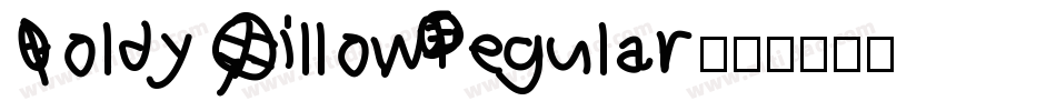Moldy PillowRegular字体转换
